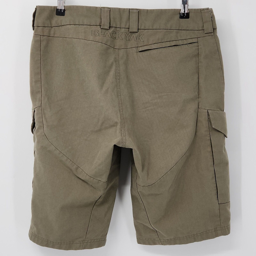 Gorpcore Black YakMens Ripstop Outdoor Shorts Kalamata Medium Hiking - Picture 3 of 14